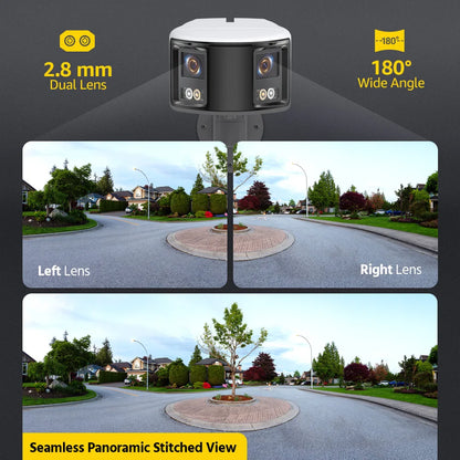 Beveiligingscamerasysteem - Camerabewaking - Beveiligingscamera - POE Camera Kit - Tweeweg Audio - 8CH NVR - 4 Camera's - Weerbestendig - Nachtzicht & Bewegingsdetectie - Binnen en Buiten - Beugel Houder - Ingebouwde HDD: Geen