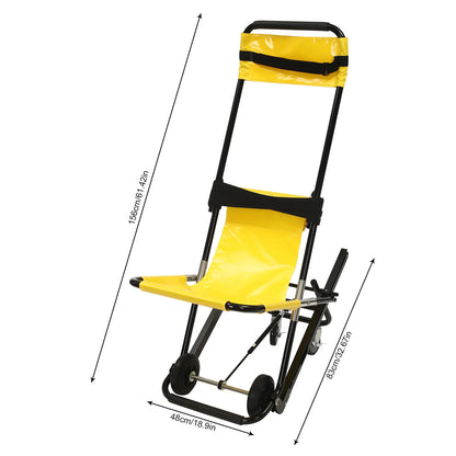 Opvouwbare Trapstoel – Personen Verplaatsen – Mobiliteitshulpmiddel – Senioren Stoel – Lichtgewicht Aluminium – Hoog Draagvermogen - QUORE