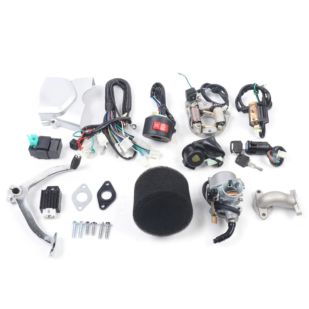 125cc Motorblok – Compacte Motor – 4-Takt Motor – Pitbike Motor – Buggy Motor – Elektrische Start – 3 Versnellingen