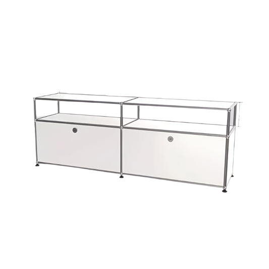 TV-Kast – TV-Meubel – Media Meubel – Woonkamer Kast – Roestvrij Staal – Modern Metalen Frame - Stijl 1