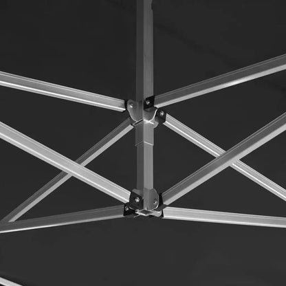Tuinpaviljoen –  Partytent – Aluminium Vouwtent – Schaduwdoek – Markttent – Waterbestendig Dak – Lichtgewicht Frame – 3x3 Meter - Zwart