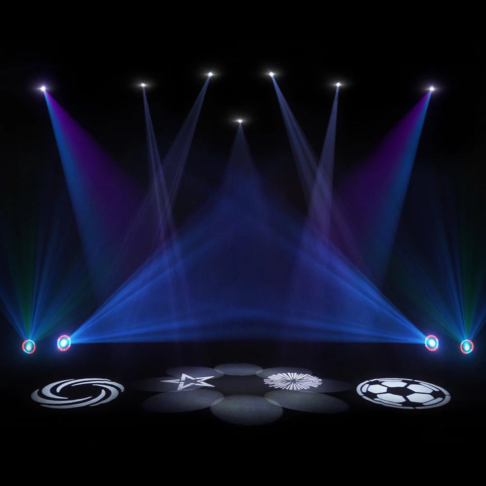 Moving Head – Podiumverlichting – DJ Verlichting – Discolamp – Lichtshow – 160W LED Spot – 540° Pan & 270° Tilt - QUORE