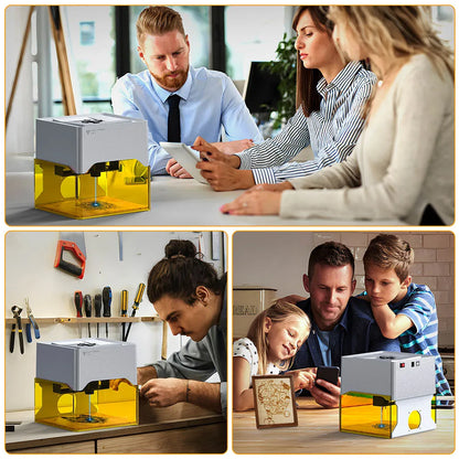 TWO TREES TS1 Mini 3W Laser Engraver 800mm/min Speed Supports Object Height 0-35mm Compatible with Lightburn/LaserGRBL 80*80mm