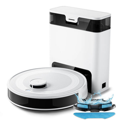 Robotstofzuiger – Robotzuiger – Dweilrobot – Stofzuigrobot – 6000 Pa Zuigkracht – Automatisch Ledigend Stofreservoir
