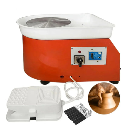 Sihao Electric Pottery Wheel Ceramic Machine Tools Art Crafts Clay Pottery Tools DIY Students Pottery Wheel for Ceramic Work