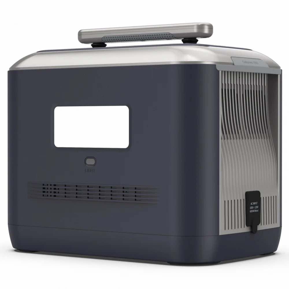 Powerstation - Draagbare Krachtcentrale – Powerbank – Noodstroomvoorziening – Energieopslag – Zonne-accu – 1075 Wh Capaciteit – Snelle Oplaadtijd