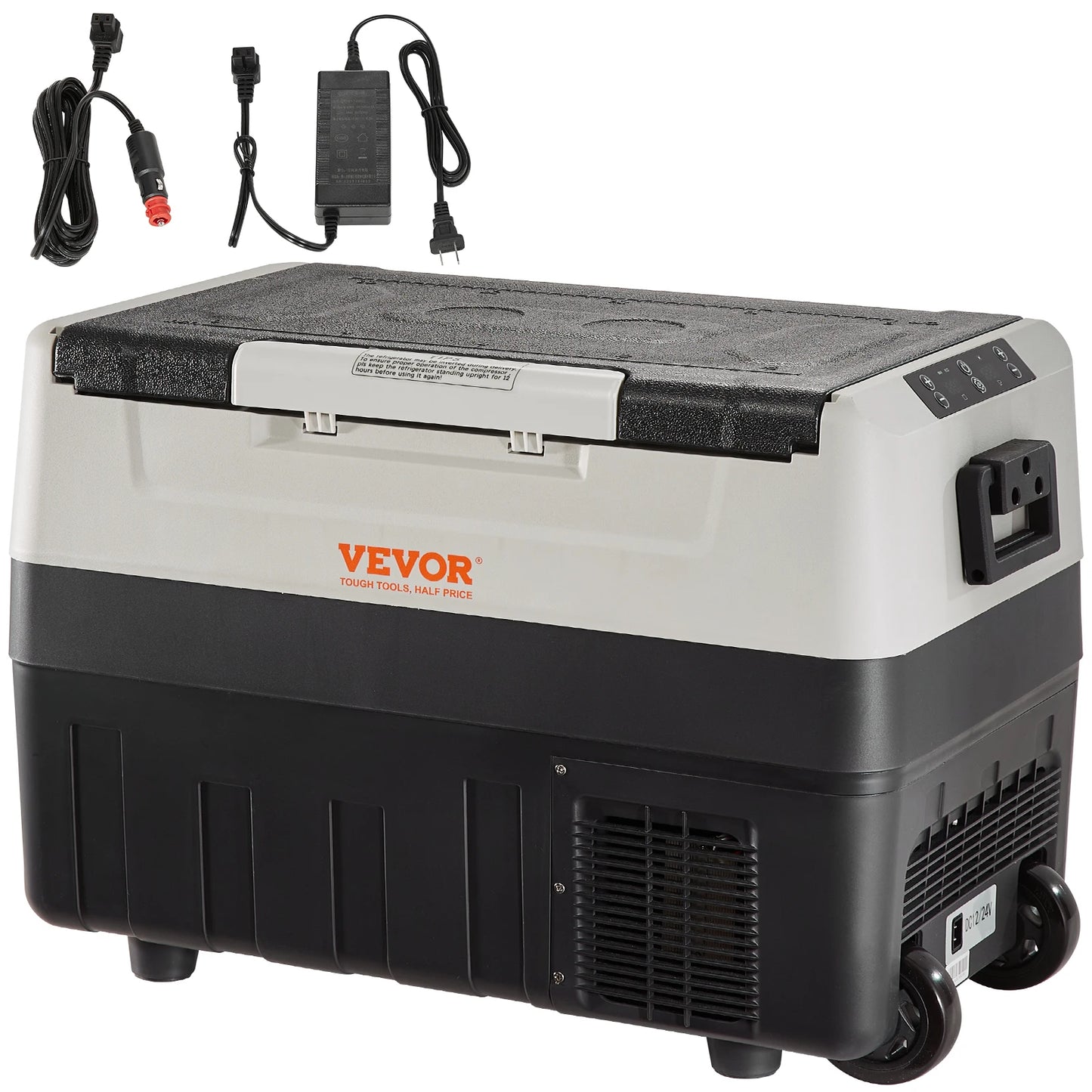 Koelkast - Minikoelkast voor Dranken - Minifridge - Minikoelkast Eten & Drinken - Minikoelkast - 45L 110-240V - Dubbele Zone Draagbaar Vriezen - voor Buiten, Kamperen, Reizen