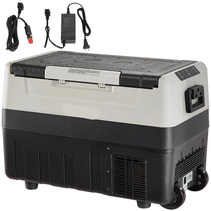 Auto Koelbox -Compressor Koelbox - Compressor Koelkast - Koelbox - 55L - Draagbare - Dual Zone - Koelkast en Vriezer - -20°C tot +10°C - Voor Camping - Auto - Caravan - Boot