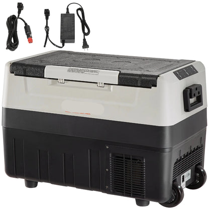 Auto Koelbox -Compressor Koelbox - Compressor Koelkast - Koelbox - 38L - Draagbare - Dual Zone - Koelkast en Vriezer - -20°C tot +10°C - Voor Camping - Auto - Caravan - Boot