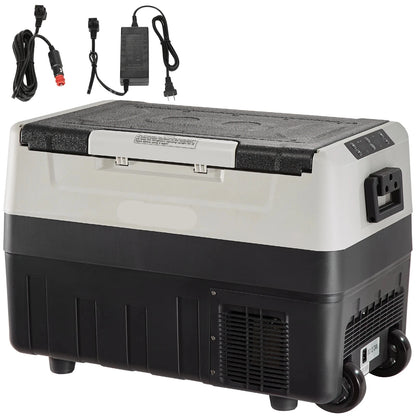 Auto Koelbox -Compressor Koelbox - Compressor Koelkast - Koelbox - 53L - Draagbare - Dual Zone - Koelkast en Vriezer - -20°C tot +10°C - Voor Camping - Auto - Caravan - Boot