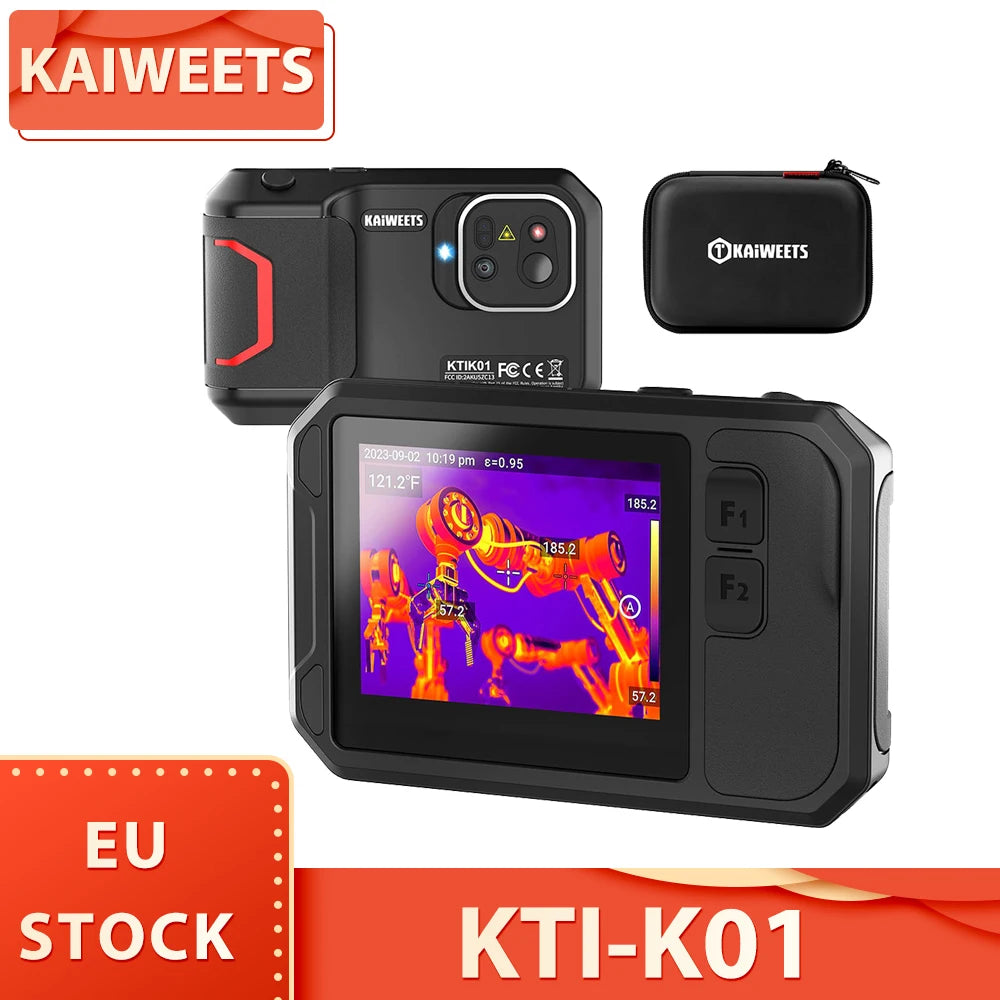 KAIWEETS KTI-K01 Thermal Imaging Camera, with Wi-Fi 3.5inch Touch-Screen, 256x192 Resolution, -4°F to 1022°F, 2100mAh Battery