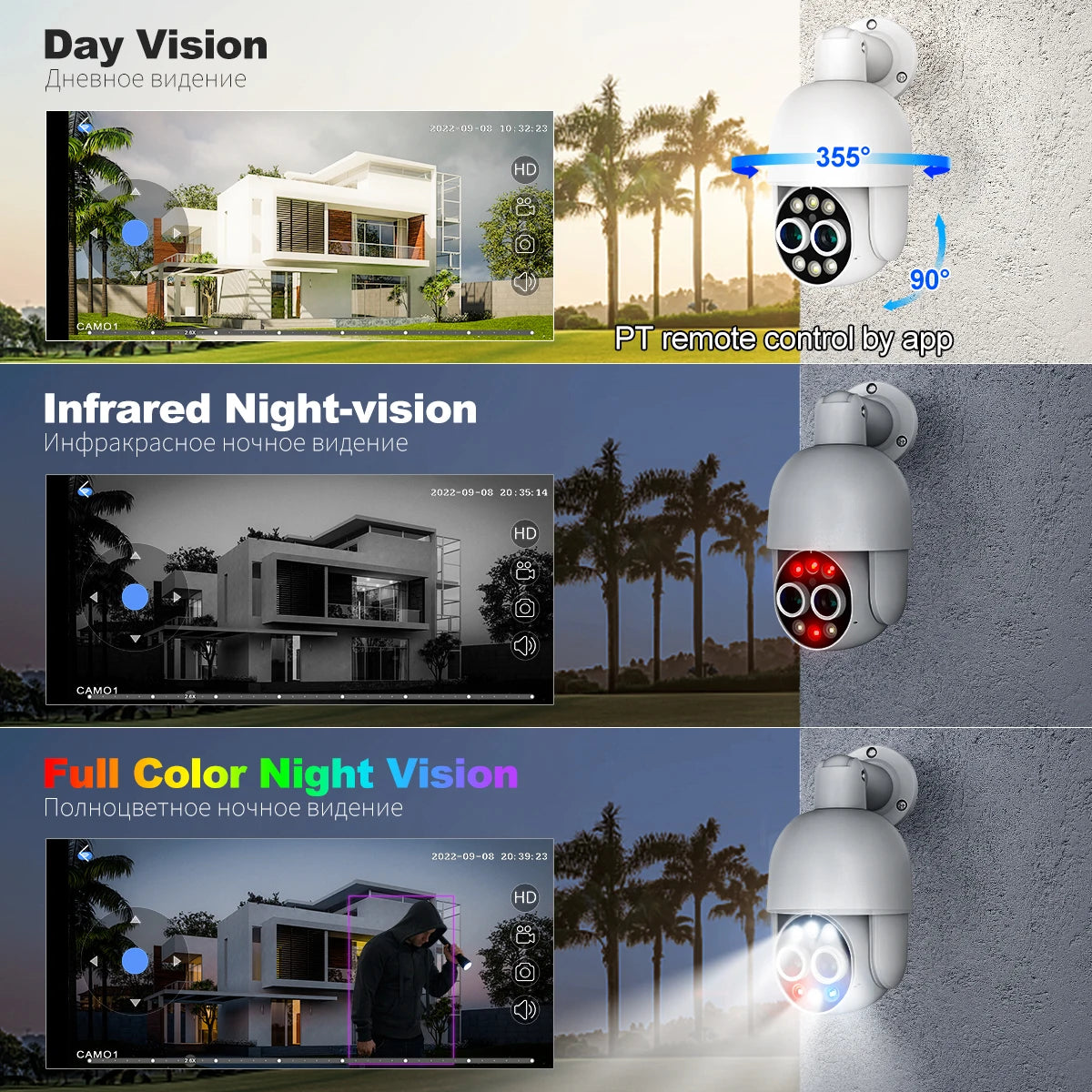 8CH 8MP 4K HD H.265 POE система охранной камеры обнаружения человека наружная внутренняя система видеонаблюдения - QUORE