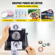 Pons - Punch Snijgereedschap - Papier Punch - Handmatig - Ronde Badge Papier Cirkelsnijder - DIY Circulaire Grafische Punch Die - Pas Knoopgrootte 32mm - voor Knoop Maken Machine