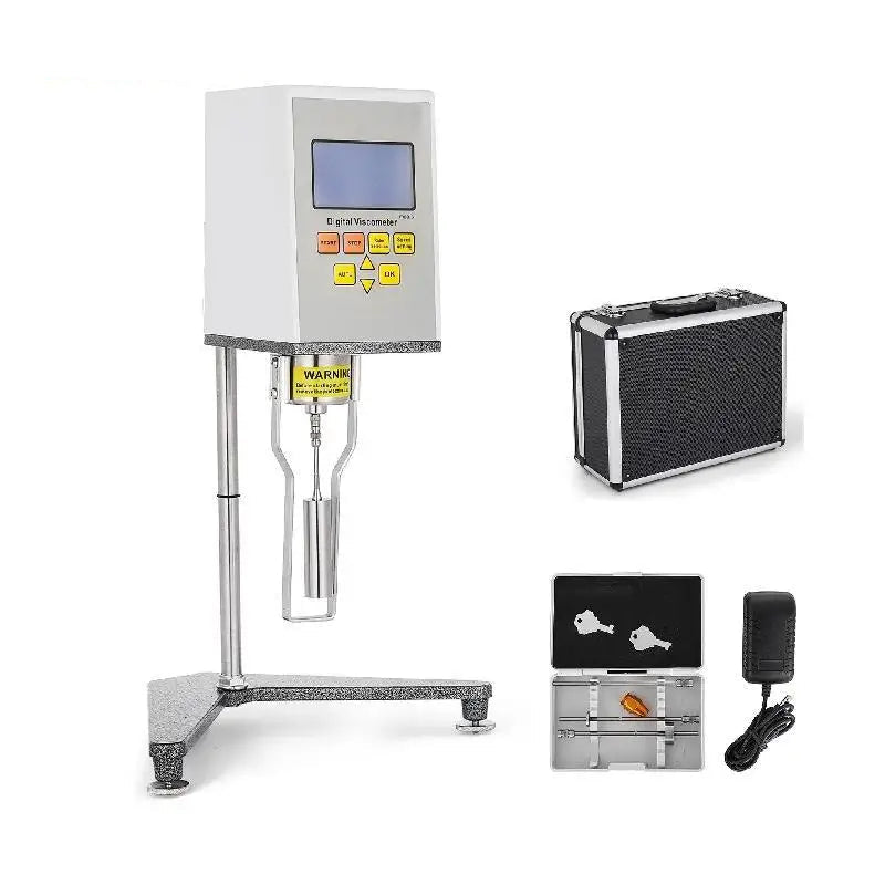 Digitale Rotary Viscometer – Viscosimeter – Viscositeitmeter – Vloeistofmeter – Meetinstrument – LCD Scherm Met Backlight – Automatische Rotor- En Snelheidsselectie