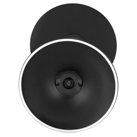 Table - Bar Table - Bistro Table - Round Bar Table - 360° Rotatable Bar Table - Height Adjustable - For Balcony Reception - Dining Room - Table Diameter 52cm - Foot Diameter 45cm - Height 69.5-91.5cm - Black