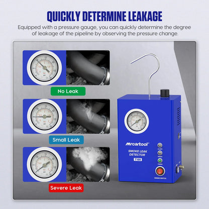Mrcartool T100 Car Smoke Leak Detector Pipe Leak Locator with Built-in Pump Smoke Leakage Analyzer Detector Diagnostic Tool - QUORE