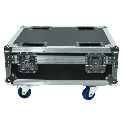 Flightcase Voor 6 Draadloze PAR Lights – Lichtkoffer – Transportkoffer – Beschermcase – Carrycase – Stevig En Lichtgewicht Met Rembare Wielen En EVA-Schuimverdeling