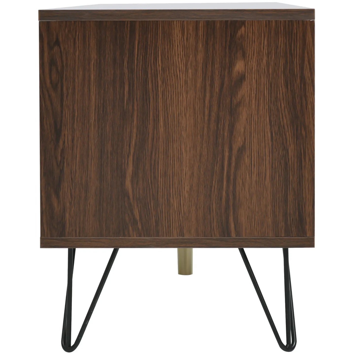 Tv-Kast – Tv-Meubel – Mediameubel – Opbergkast – Scandinavisch Design – Houtkleur – Gouden Handgrepen