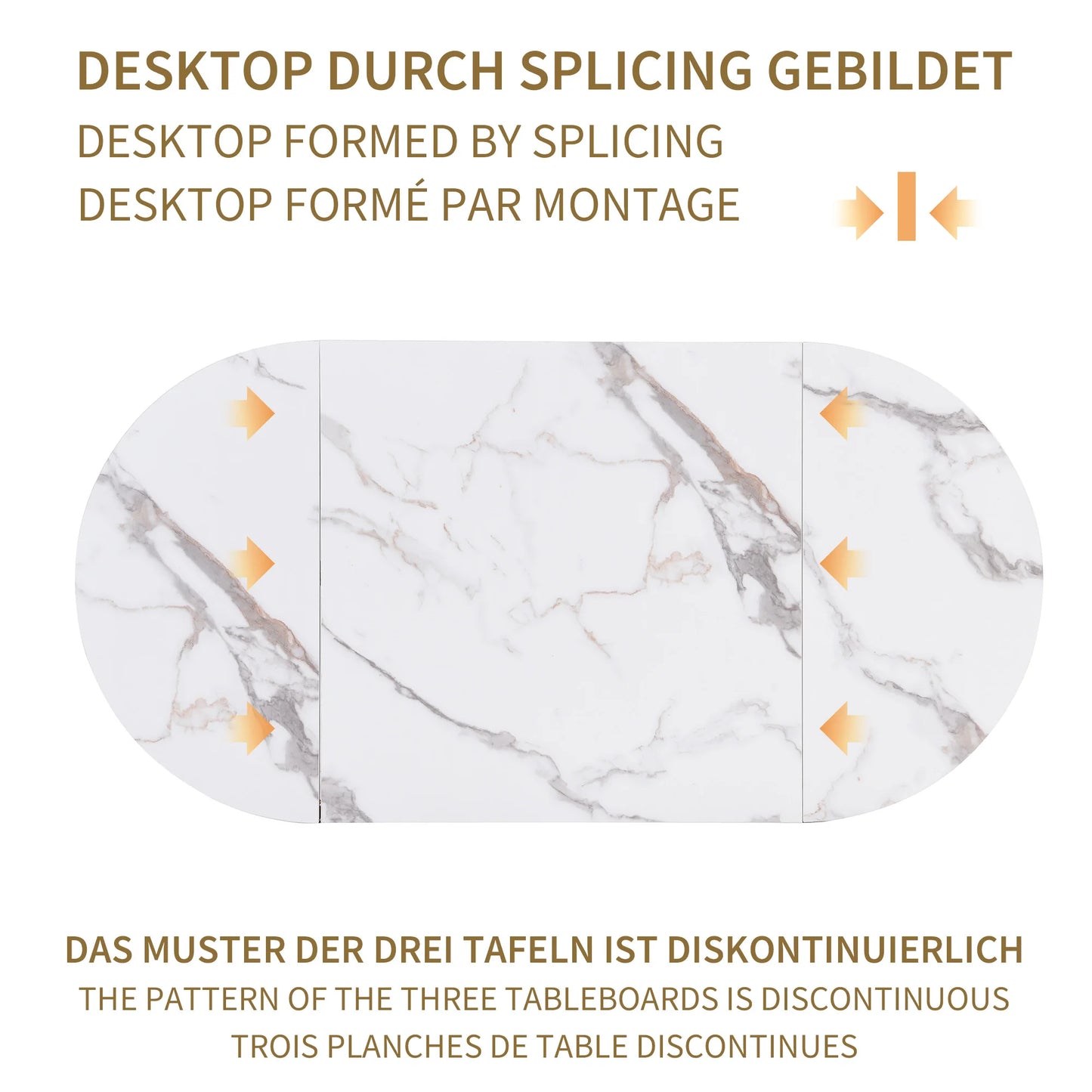 Eettafelset – Eettafel Met Krukjes – Eettafel Incl. Kruk – Moderne Eettafel – Marmerlook Tafelblad – Stevig MDF Frame - Grijs
