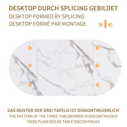 Eettafelset – Eettafel Met Krukjes – Eettafel Incl. Kruk – Moderne Eettafel – Marmerlook Tafelblad – Stevig MDF Frame - Grijs