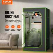 VEVOR Buisventilator - Pijpventilator - Extractoringstrein - Design - Badkamer - Afzuiging voor Badkamer - QUORE
