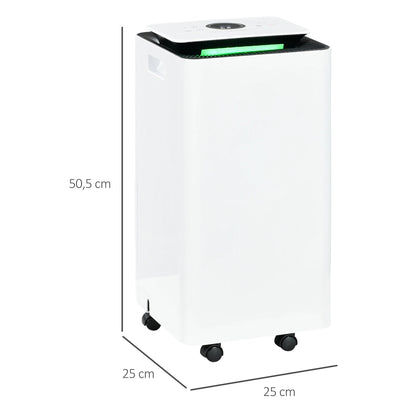 Luchtontvochtiger – Vochtvreter – Ontvochtiger – Luftontvochtiger – Air Dehumidifier – 12L Capaciteit Per Dag – Stil Met LED-Display