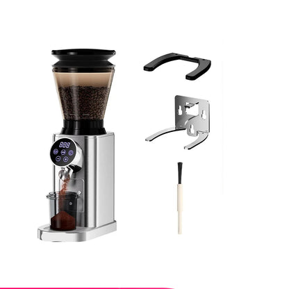 Koffiemolen - Koffiemolen Electrisch - Automatische Koffiemolen - Automatische Burr Koffiemolen - 48 Maalinstellingen – Instelbaar voor Espresso & American Coffee - QUORE