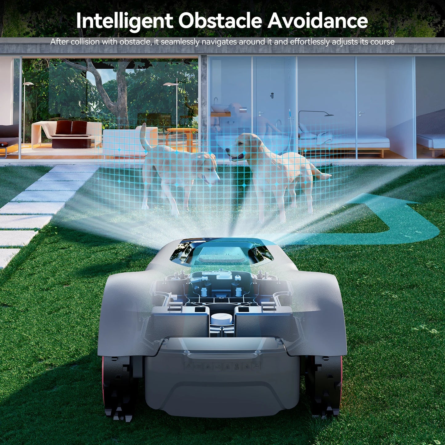 Robot Grasmaaier – Automatische Grasmaaier – Maaibot – Tuinrobot – Grasmaaier – Hellingcapaciteit 45%
