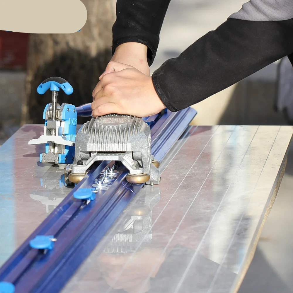Handmatige Tegelsnijder - Tegelsnijmachine - Tegelsnijder - Grote Formaat Tegels - 2300mm - Connectable Slim System - met Zuignappen en Draagtas