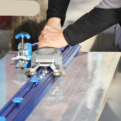 Handmatige Tegelsnijder - Tegelsnijmachine - Tegelsnijder - Grote Formaat Tegels - 3400mm - met Lasergeleider - Connectable Slim System - met Zuignappen en Draagtas
