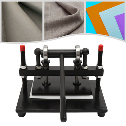 Leerknipmachine – Handmatige Snijmachine – Leerknipper – Stoffenknipper – Rubbersnijder – 2 Ton Drukkracht – Verstelbare Hoogte