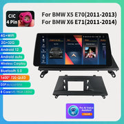 CarPlay - Multimedia Autoradio - Car CarPlay Scherm - Autoradio - Android Auto Multimedia - 11-13 2G 32G CIC AI - Intelligent Scherm - voor BMW X5 E70 X6 E71 CCC CIC -Auto 4G RDS SWC