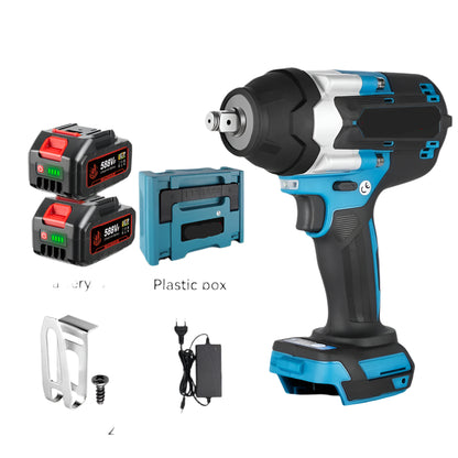 Slagmoersleutel - Slagmoermachine - Slagschroevendraaier - 1800Nm - 1/2 Inch - Krachtige - Brushless - met 2 Accu’s en EU Stekker B – Voor 21V/18V Batterij