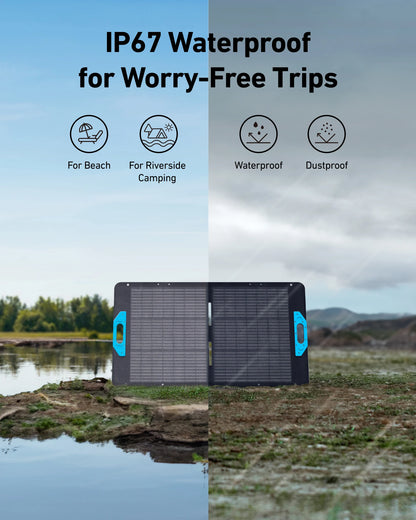 Zonnepaneel – Solar Panel – Draagbaar Paneel – Opvouwbaar Zonnepaneel – Zonnecellen – Compact Design – Weerbestendig & Duurzaam