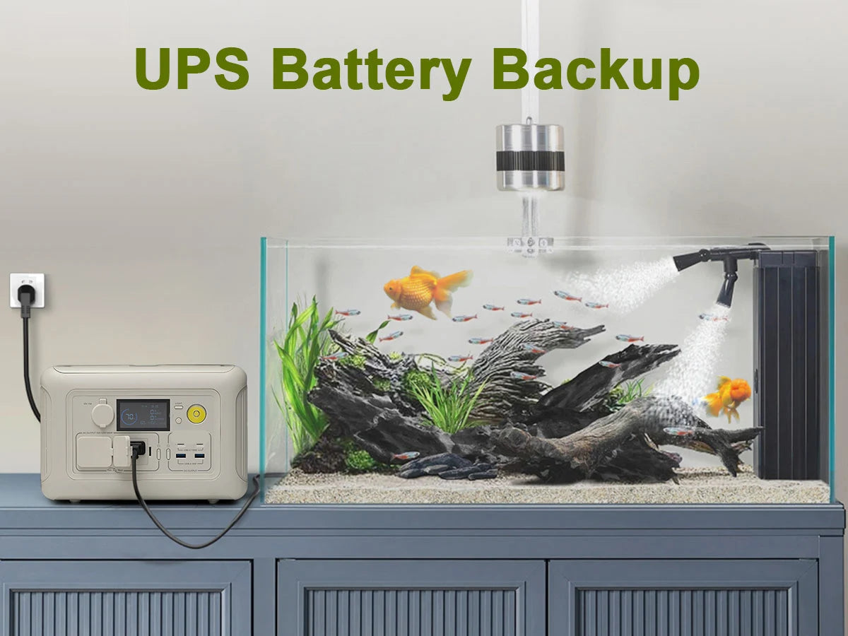 Powerstation - Generator - Aggregaat - Powerbank - Draagbare - 600W - met 100W Zonnepaneel - 299Wh LiFePO4 Zonnegenerator met UPS & MPPT - voor Kamperen en Back-up - Zwart
