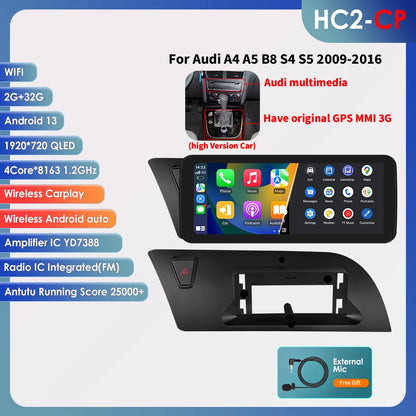 Android 13 Autoradio – Multimedia Speler – GPS Navigatie – Draadloze Connectiviteit – 2DIN Touchscreen – 6GB RAM & 64GB Opslag – 4G-LTE & WiFi – Canbus Integratie