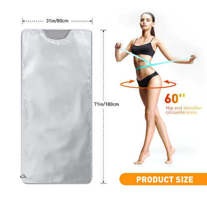 Draagbare Sauna Blanket – Infrared Sauna – Detox Sauna – Ontspanningsdeken – Warmtedeken – Instelbare Temperatuur – Waterafstotend Material