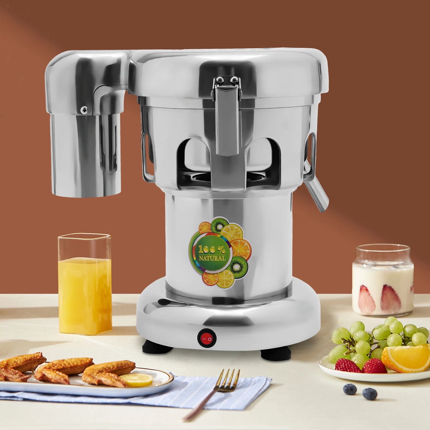 Sapcentrifuge – Juicer – Sapmaker – Sappers – Elektrische Sapcentrifuge – 2800 Toeren Minuut – Roestvrijstaal Messen - QUORE