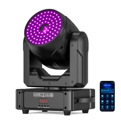 120W RGB Laser Moving Head – Laserverlichting – DJ Licht – Podiumverlichting – Party Licht – Bluetooth App – Snelle 15K Galvanometer
