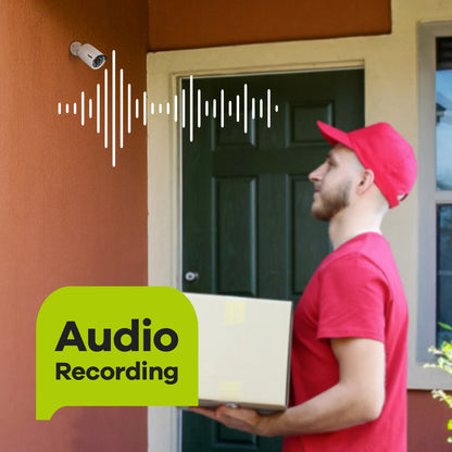 Beveiligingssysteem – 8 Stuks - Camerasysteem – PoE Camera – NVR Systeem – 5MP Resolutie – Nachtzicht 30 Meter – Bewegingsdetectie -16CH - Geen Ingebouwde HDD