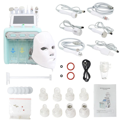 7-in-1 Hydro Dermabrasie Gezichtsmachine – Gezichtsreiniger – Microdermabrasie Apparaat – Huidverzorgingsapparaat – Facial Machine – Diepe Reiniging – Hydratatie & Huidverbetering