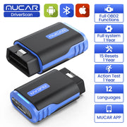OBD2-scanner - Diagnosecomputer - Slimme diagnosetool - Foutverwijdering - Bidirectionele codelezer - Automatische volledige systeemdiagnose - 15 reset - IMMO actieve test - Zwart