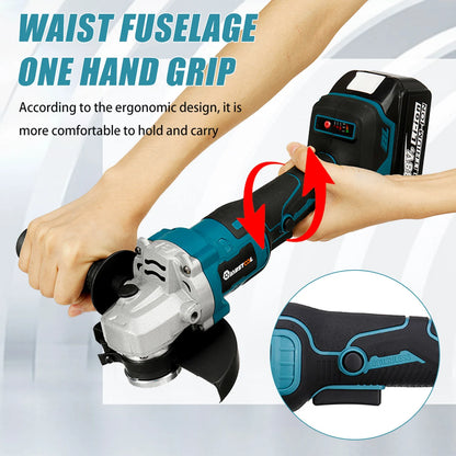 4-in-1 Elektrisch Gereedschap Set – Elektrische Boorhamer – Momentsleutel – Haakse Slijper – Schroefboormachine – Draadloos – Krachtige Borstelloze Motor