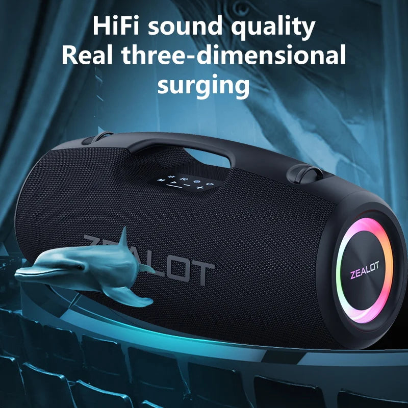 Draadloze Speaker – Bluetooth Speaker – Draagbare Speaker – Waterbestendige Speaker – 100W Output – 24.000 mAh Batterij - QUORE