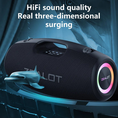 Draadloze Speaker – Bluetooth Speaker – Draagbare Speaker – Waterbestendige Speaker – 100W Output – 24.000 mAh Batterij - QUORE