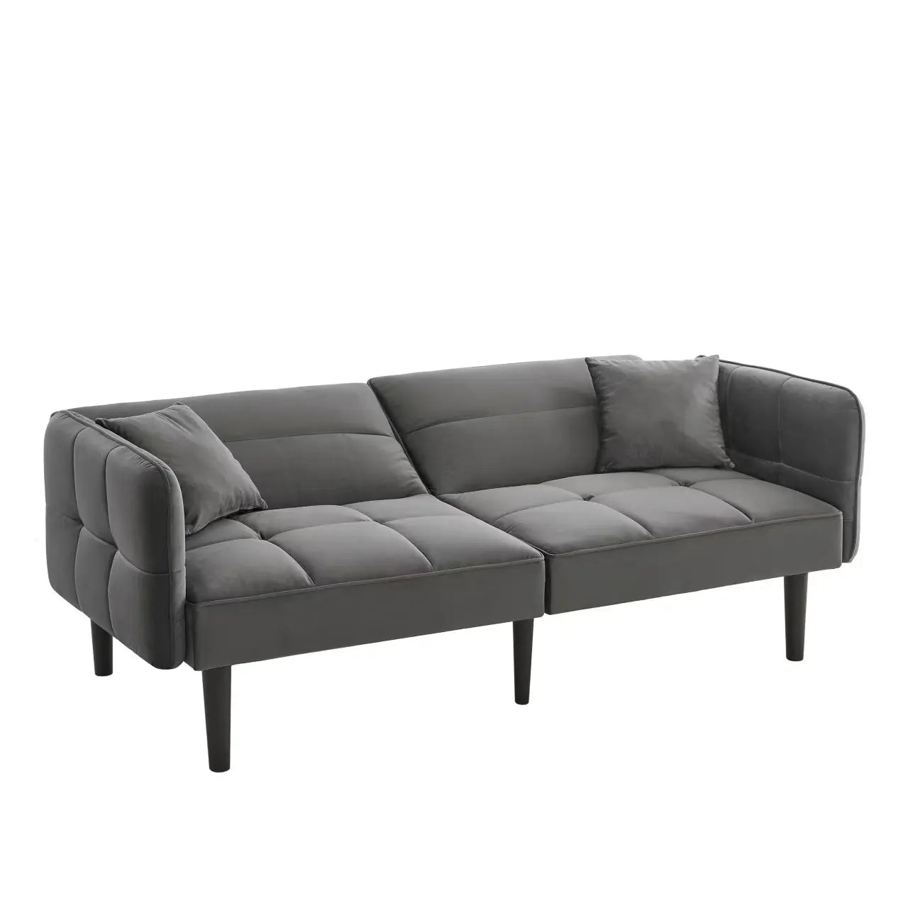 Bedbank – Slaapbank – Bankbed – Slaapsofa – Multifunctioneel – Velvet Bekleding – Verstelbare Rugleuningen - QUORE