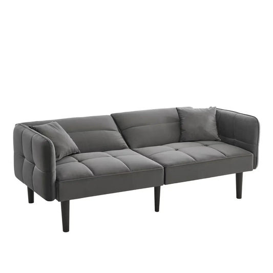 Bedbank – Slaapbank – Bankbed – Slaapsofa – Multifunctioneel – Velvet Bekleding – Verstelbare Rugleuningen - QUORE