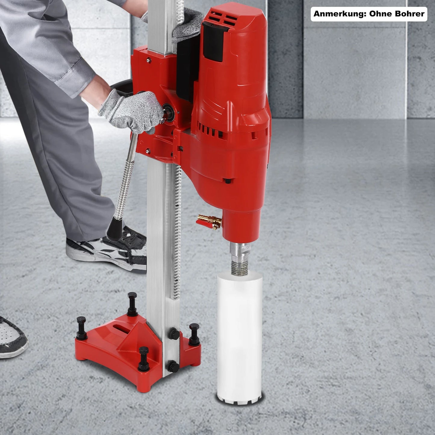 Diamant Boormachine – Natboormachine – Betonboor – Professionele Boor – 4250W Motor – Boordiameter 255 Mm - QUORE