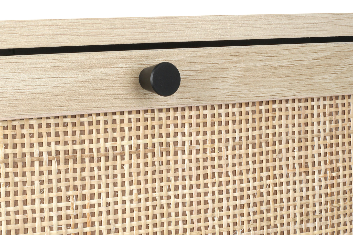 Schoenenkast – Schoenopberger – Schoenenrek – Schoenenmeubel – Rattan Decor – Verstelbare Planken – Krasbestendig Melamine - QUORE