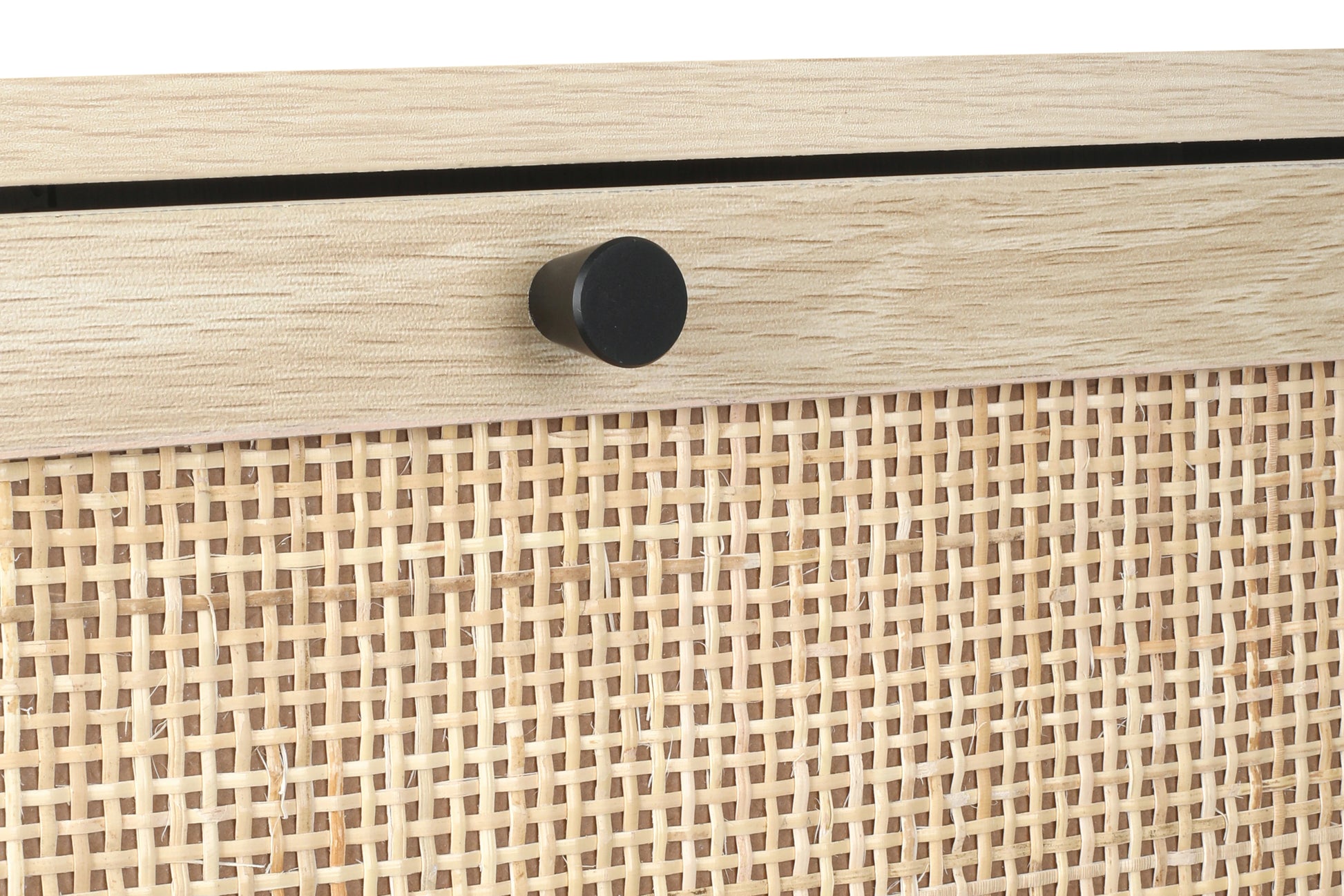 Schoenenkast – Schoenopberger – Schoenenrek – Schoenenmeubel – Rattan Decor – Verstelbare Planken – Krasbestendig Melamine - QUORE